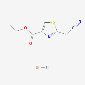 ethyl 2-(cyanomethyl)thiazole-4-carboxylate hydro