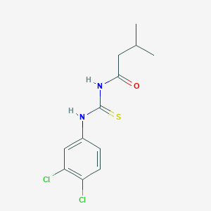 N-[(3,4-dichlorophenyl)carbamothioyl]-3-methylbutanamide