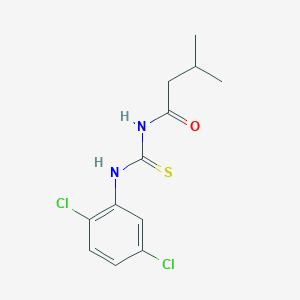 molecular formula C12H14Cl2N2OS B399265 N-(2,5-dichlorophenyl)-N'-(3-methylbutanoyl)thiourea 