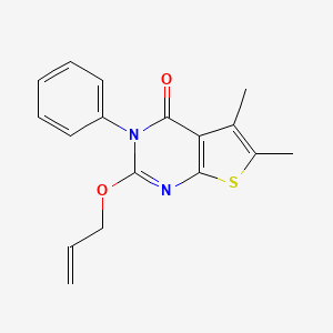 2-(allyloxy)-5,6-dimethyl-3-phenylthieno[2,3-d]pyrimidin-4(3H)-one