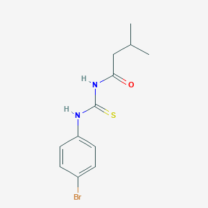 molecular formula C12H15BrN2OS B399270 N-(4-bromophenyl)-N'-(3-methylbutanoyl)thiourea 