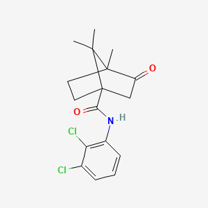 N-(2,3-dichlorophenyl)-4,7,7-trimethyl-3-oxobicyclo[2.2.1]heptane-1-carboxamide