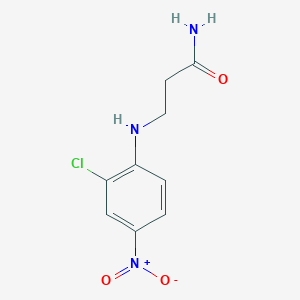 3-(2-chloro-4-nitroanilino)propanamide