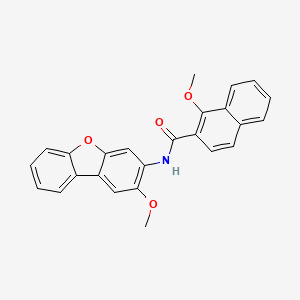 1-methoxy-N-(2-methoxydibenzo[b,d]furan-3-yl)-2-naphthamide