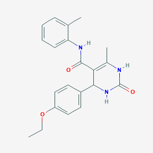 4-(4-ethoxyphenyl)-6-methyl-N-(2-methylphenyl)-2-oxo-1,2,3,4-tetrahydropyrimidine-5-carboxamide