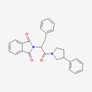 2-[1-benzyl-2-oxo-2-(3-phenyl-1-pyrrolidinyl)ethyl]-1H-isoindole-1,3(2H)-dione