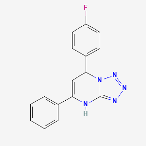 7-(4-fluorophenyl)-5-phenyl-4,7-dihydrotetrazolo[1,5-a]pyrimidine