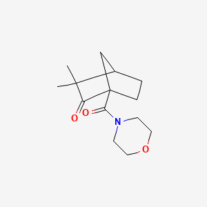 3,3-Dimethyl-1-(morpholin-4-ylcarbonyl)bicyclo[2.2.1]heptan-2-one