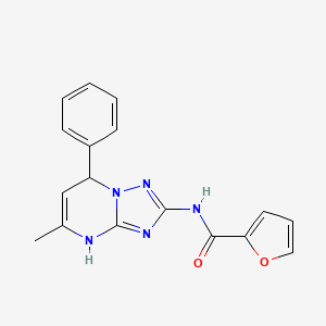 N-(5-methyl-7-phenyl-4,7-dihydro[1,2,4]triazolo[1,5-a]pyrimidin-2-yl)-2-furamide