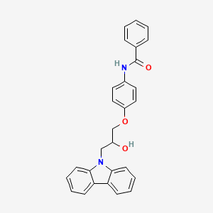 N-{4-[3-(9H-carbazol-9-yl)-2-hydroxypropoxy]phenyl}benzamide