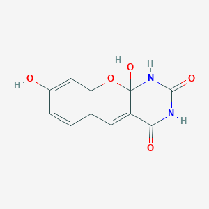 8,10a-dihydroxy-1,10a-dihydro-2H-chromeno[2,3-d]pyrimidine-2,4(3H)-dione