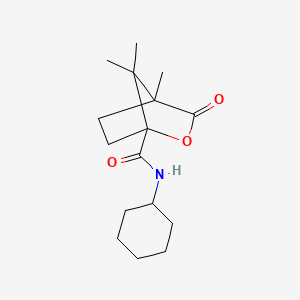 N-cyclohexyl-4,7,7-trimethyl-3-oxo-2-oxabicyclo[2.2.1]heptane-1-carboxamide