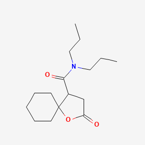 2-OXO-NN-DIPROPYL-1-OXASPIRO[4.5]DECANE-4-CARBOXAMIDE