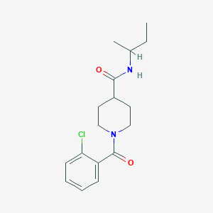 N-(butan-2-yl)-1-[(2-chlorophenyl)carbonyl]piperidine-4-carboxamide