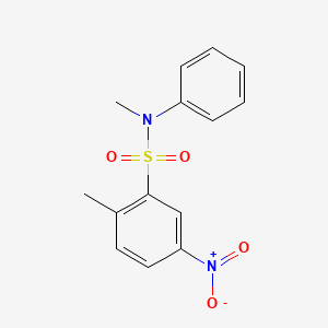 N,2-dimethyl-5-nitro-N-phenylbenzenesulfonamide