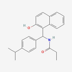 N-[(2-hydroxynaphthalen-1-yl)-(4-propan-2-ylphenyl)methyl]propanamide