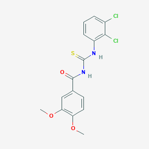 N-[(2,3-dichlorophenyl)carbamothioyl]-3,4-dimethoxybenzamide