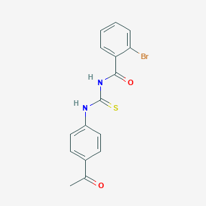 N-[(4-acetylphenyl)carbamothioyl]-2-bromobenzamide