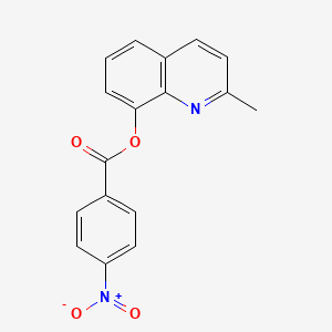 (2-Methylquinolin-8-yl) 4-nitrobenzoate