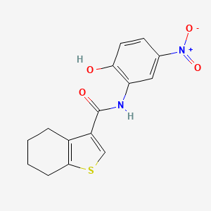 N-(2-hydroxy-5-nitrophenyl)-4,5,6,7-tetrahydro-1-benzothiophene-3-carboxamide