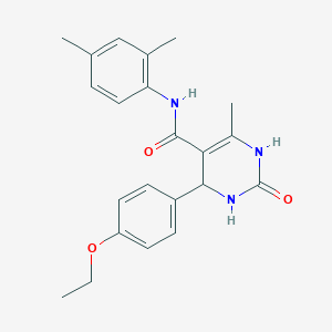 molecular formula C22H25N3O3 B3993846 N-(2,4-dimethylphenyl)-4-(4-ethoxyphenyl)-6-methyl-2-oxo-3,4-dihydro-1H-pyrimidine-5-carboxamide 