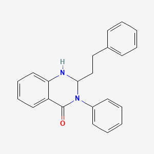 3-phenyl-2-(2-phenylethyl)-2,3-dihydroquinazolin-4(1H)-one