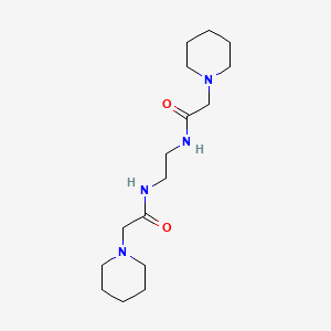 N,N'-1,2-ethanediylbis[2-(1-piperidinyl)acetamide]