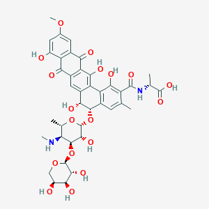 molecular formula C40H44N2O18 B039940 普拉地霉素A CAS No. 117704-65-1