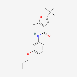 5-tert-butyl-2-methyl-N-(3-propoxyphenyl)furan-3-carboxamide