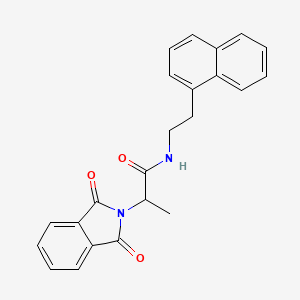 2-(1,3-dioxo-1,3-dihydro-2H-isoindol-2-yl)-N-[2-(1-naphthyl)ethyl]propanamide