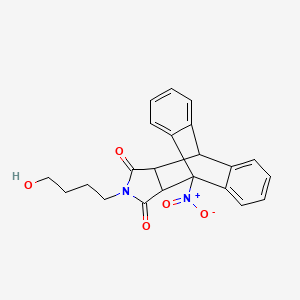 17-(4-hydroxybutyl)-1-nitro-17-azapentacyclo[6.6.5.02,7.09,14.015,19]nonadeca-2,4,6,9,11,13-hexaene-16,18-dione