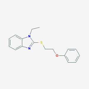 1-ethyl-2-[(2-phenoxyethyl)sulfanyl]-1H-benzimidazole