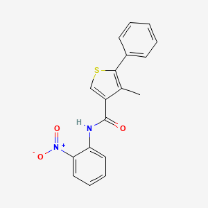 4-methyl-N-(2-nitrophenyl)-5-phenyl-3-thiophenecarboxamide