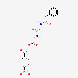 2-(4-nitrophenyl)-2-oxoethyl N-(phenylacetyl)glycylglycinate