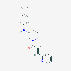 N-(4-isopropylphenyl)-1-[(2E)-3-(2-pyridinyl)-2-propenoyl]-3-piperidinamine