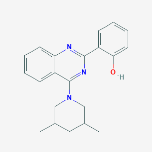 2-[4-(3,5-Dimethylpiperidin-1-yl)quinazolin-2-yl]phenol