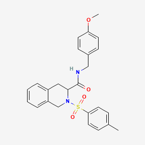 N-(4-methoxybenzyl)-2-[(4-methylphenyl)sulfonyl]-1,2,3,4-tetrahydroisoquinoline-3-carboxamide