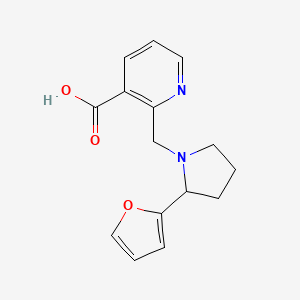 2-{[2-(2-furyl)pyrrolidin-1-yl]methyl}nicotinic acid