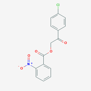 2-(4-chlorophenyl)-2-oxoethyl 2-nitrobenzoate