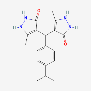 4,4'-{[4-(propan-2-yl)phenyl]methanediyl}bis(3-methyl-1H-pyrazol-5-ol)