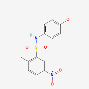 N-(4-methoxyphenyl)-2-methyl-5-nitrobenzenesulfonamide