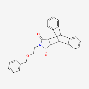 17-(2-phenylmethoxyethyl)-17-azapentacyclo[6.6.5.02,7.09,14.015,19]nonadeca-2,4,6,9,11,13-hexaene-16,18-dione