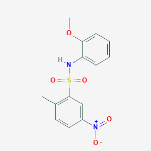 N-(2-methoxyphenyl)-2-methyl-5-nitrobenzenesulfonamide