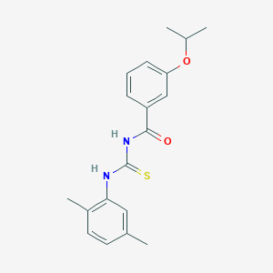 molecular formula C19H22N2O2S B399451 N-[(2,5-dimethylphenyl)carbamothioyl]-3-(propan-2-yloxy)benzamide 