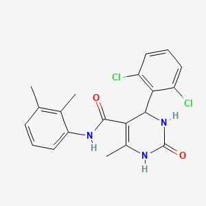 4-(2,6-dichlorophenyl)-N-(2,3-dimethylphenyl)-6-methyl-2-oxo-3,4-dihydro-1H-pyrimidine-5-carboxamide