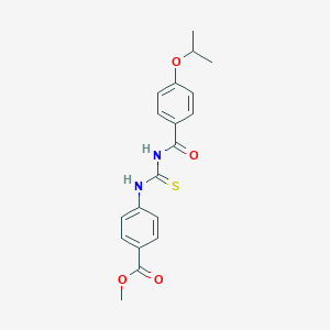 Methyl 4-[({[4-(propan-2-yloxy)phenyl]carbonyl}carbamothioyl)amino]benzoate