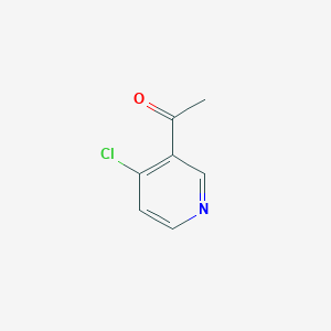 molecular formula C7H6ClNO B039946 1-(4-Chloropyridin-3-YL)ethanone CAS No. 116922-73-7