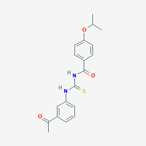 N-[(3-acetylphenyl)carbamothioyl]-4-(propan-2-yloxy)benzamide