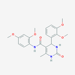 4-(2,3-dimethoxyphenyl)-N-(2,4-dimethoxyphenyl)-6-methyl-2-oxo-3,4-dihydro-1H-pyrimidine-5-carboxamide