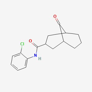 N-(2-chlorophenyl)-9-oxobicyclo[3.3.1]nonane-3-carboxamide